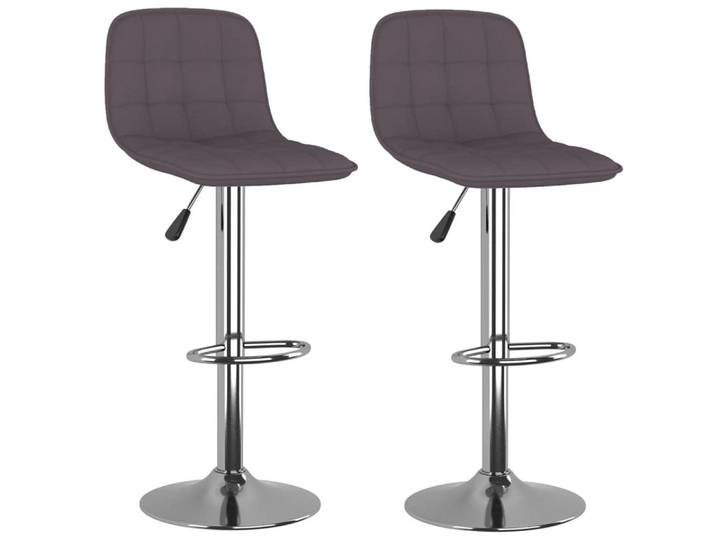 vidaXL Barhocker Barhocker 2 Stk. Taupe Stoff (2 St)