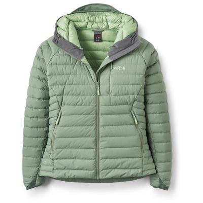 Rab - Women's Microlight Windstopper Hoody - Daunenjacke Gr 38 grün