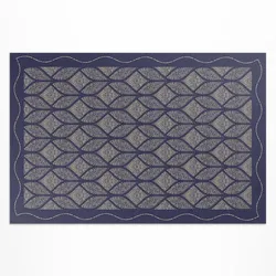 TEPPICH 150x225 cm Geometrisches Geflecht Dekor