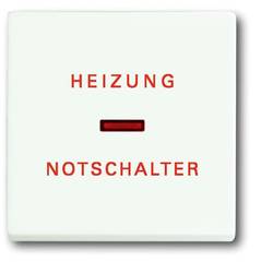 Busch-Jaeger Abdeckung Heizungs-Notschalter Future Linear Weiß, Verkehrsweiß 2CKA001751A3029 1 St.
