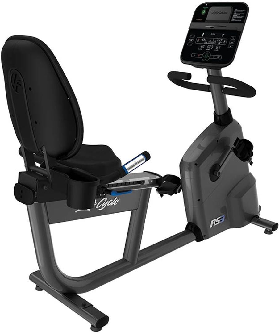 Life Fitness Bicicleta Reclinada RS3 Track Connect 2.0 .