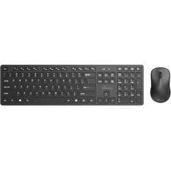 MediaRange Tastatur-Maus-Set kabellos MROS107 schwarz
