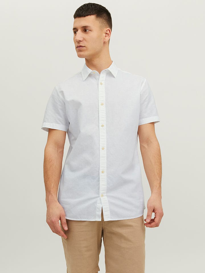 Jack & Jones Hemd "Summer" in Weiß - XL
