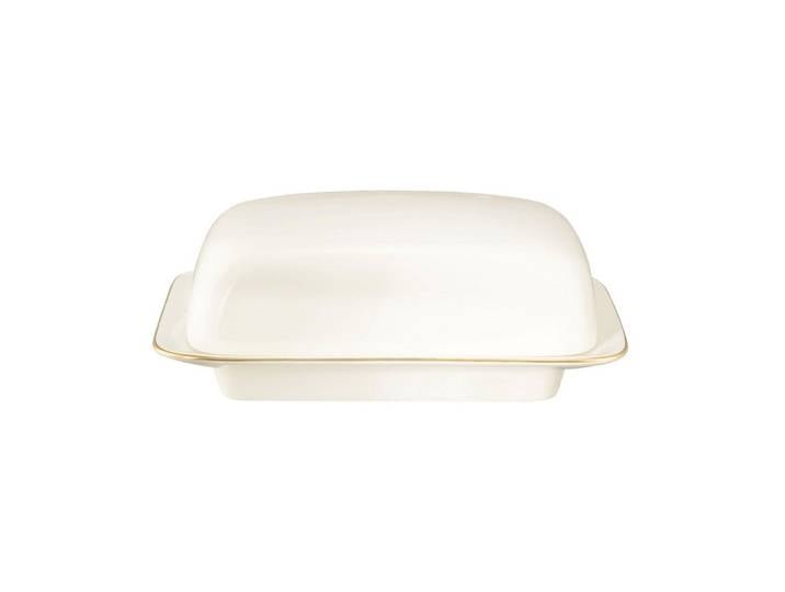 Seltmann Weiden Butterdose Seltmann Weiden Butterdose 250g Savona Oro mit Goldrand, Porzellan