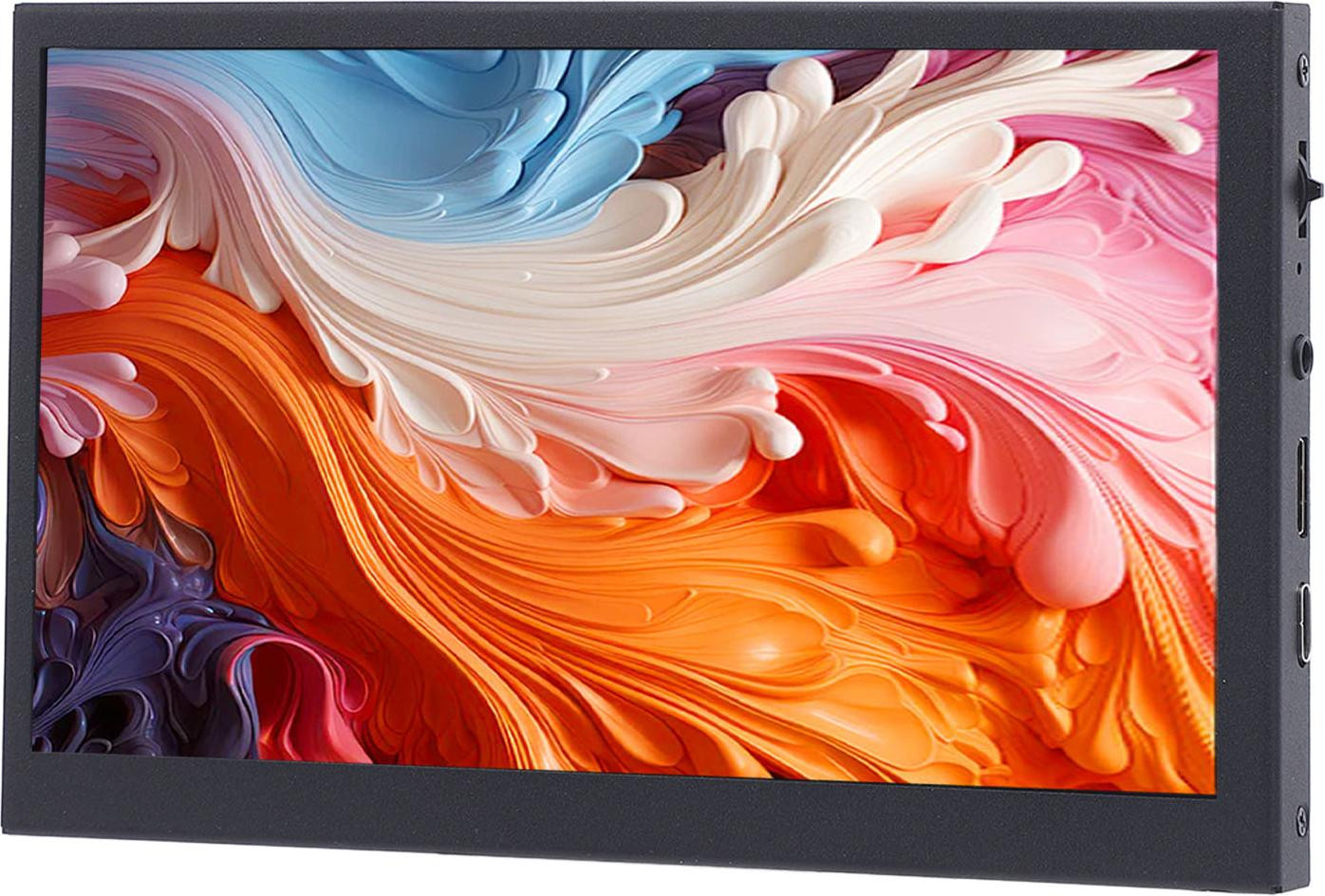 Elprico 7-inch HDMI-scherm met 1024x600 IPS-display, draagbaar lichtgewicht LCD-scherm voor gaming en werk