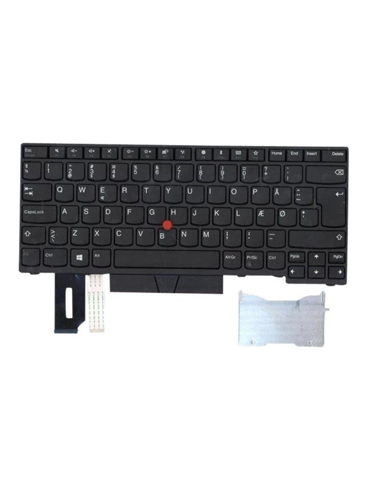 Lenovo Chicony - Laptop Ersatztastatur - Dänisch - Schwarz