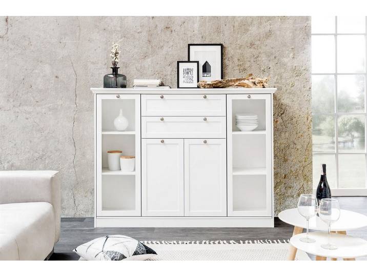 möbelvita Highboard Innsbruck 53 Highboard, weiß