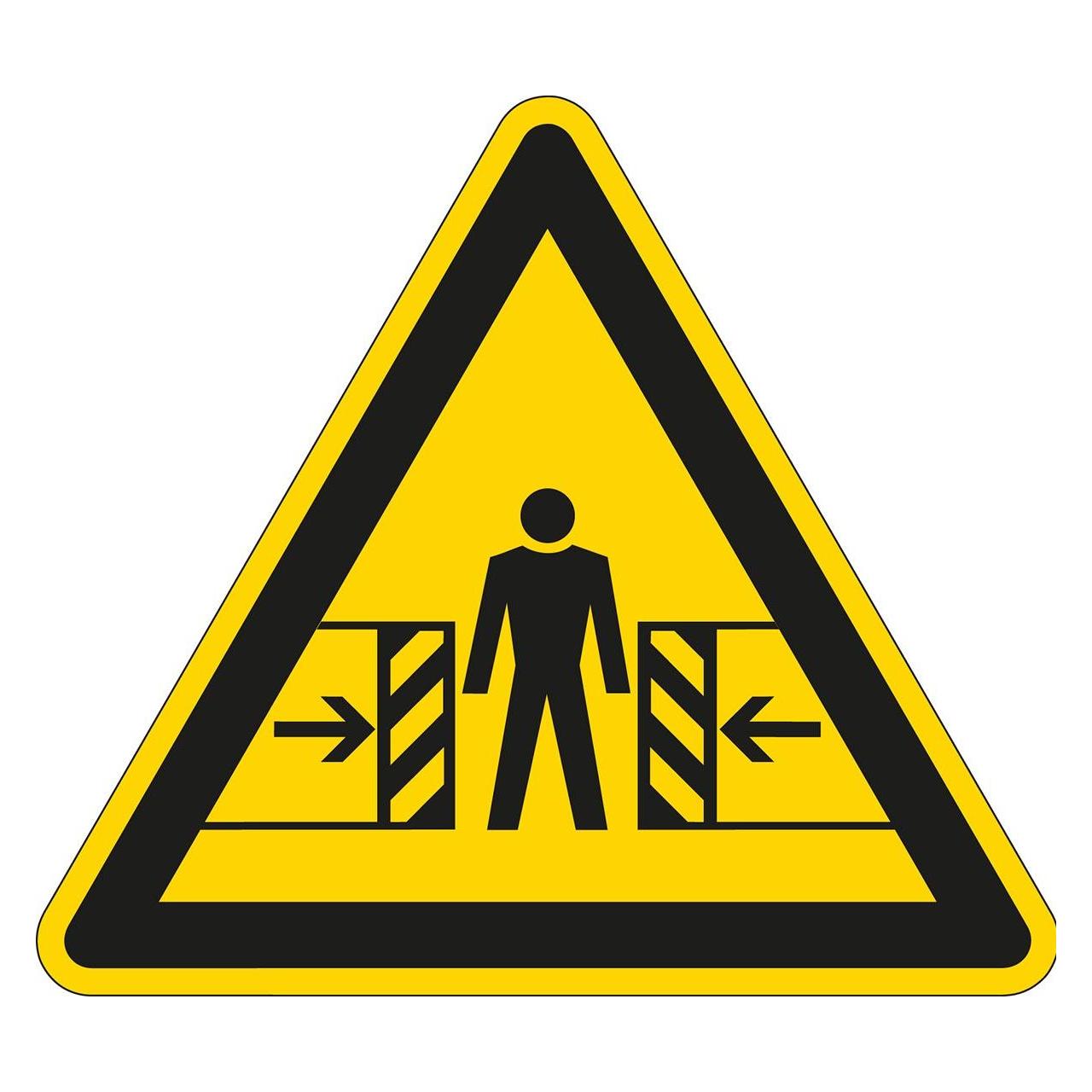 Brady PIC 316-TRI 200-B7527, Warnschilder - Warnung vor Quetschgefahr (252232)