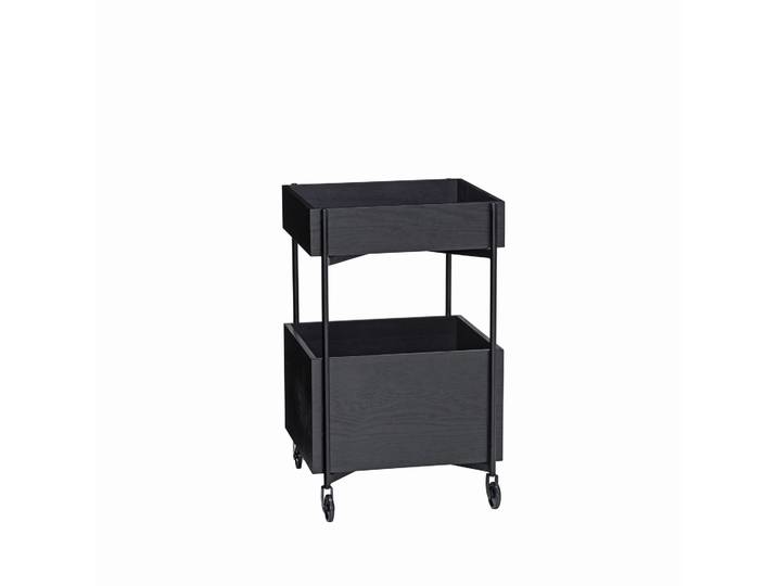 Hübsch Fresh Rollwagen 70 cm Schwarz