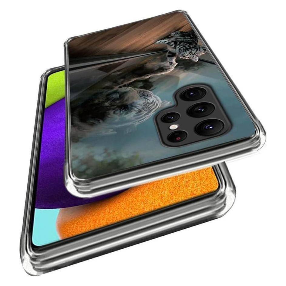 Cover-Discount Cover Handyhülle IMD Katze (Samsung Galaxy S24 Ultra) (660171640F)