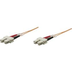 Intellinet 510332 Glasfaser LWL Anschlusskabel 5.00 m Orange [1x SC-Stecker - 1x SC-Stecker] 62,5/125 µ Multimode OM1