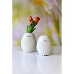 Vase Lunetta cremeweiß Keramik 15cm