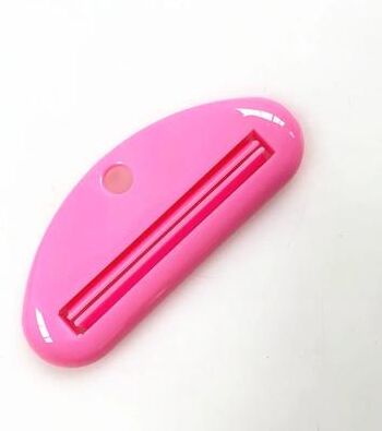 Inspire Select Manual Toothpaste Tube Squeezer Clip   Bathroom Accessory Dispenser Tool For Easy Squeezing & Waste Free Tube Use pink