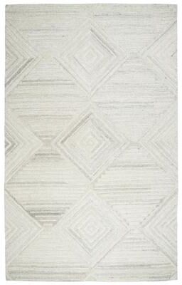 NAVATEXTURA Makalu Hand-tufted Diamond Solid Wool Rug