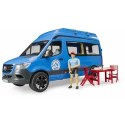 bruder - MB Sprinter Camper mit Fahrer und Zubehör