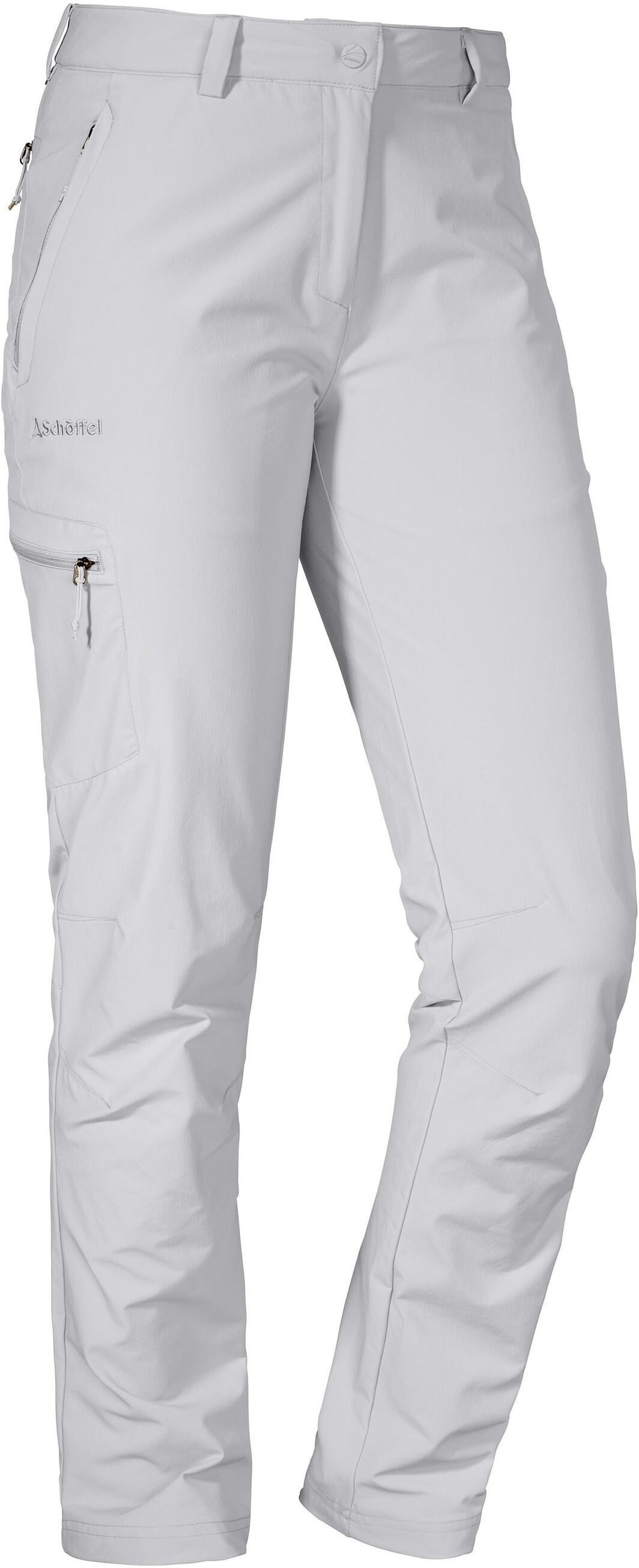 Outdoorhose SCHÖFFEL "Outdoor-Hose", Damen, Gr. 23, Kurzgrössen, grau (9180, grau), Oberstoff: 89% Nylon, 11% Elasthan, Hosen Outdoorhose 9180, grau 23, Kurzgrössen
