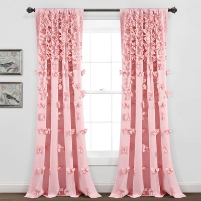 Silver Orchid Turpin Single Window Curtain Panel