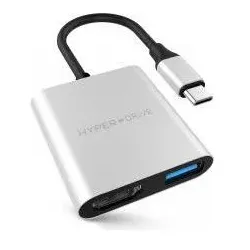 Advance Adaptateur USB 3.0 Type C Xpand Smart Vers HDMI + 1xusb Type C Et 1x USB Type A (HDMI, USB Typ-C, USB-A), Data + Video Adapter, Schwarz
