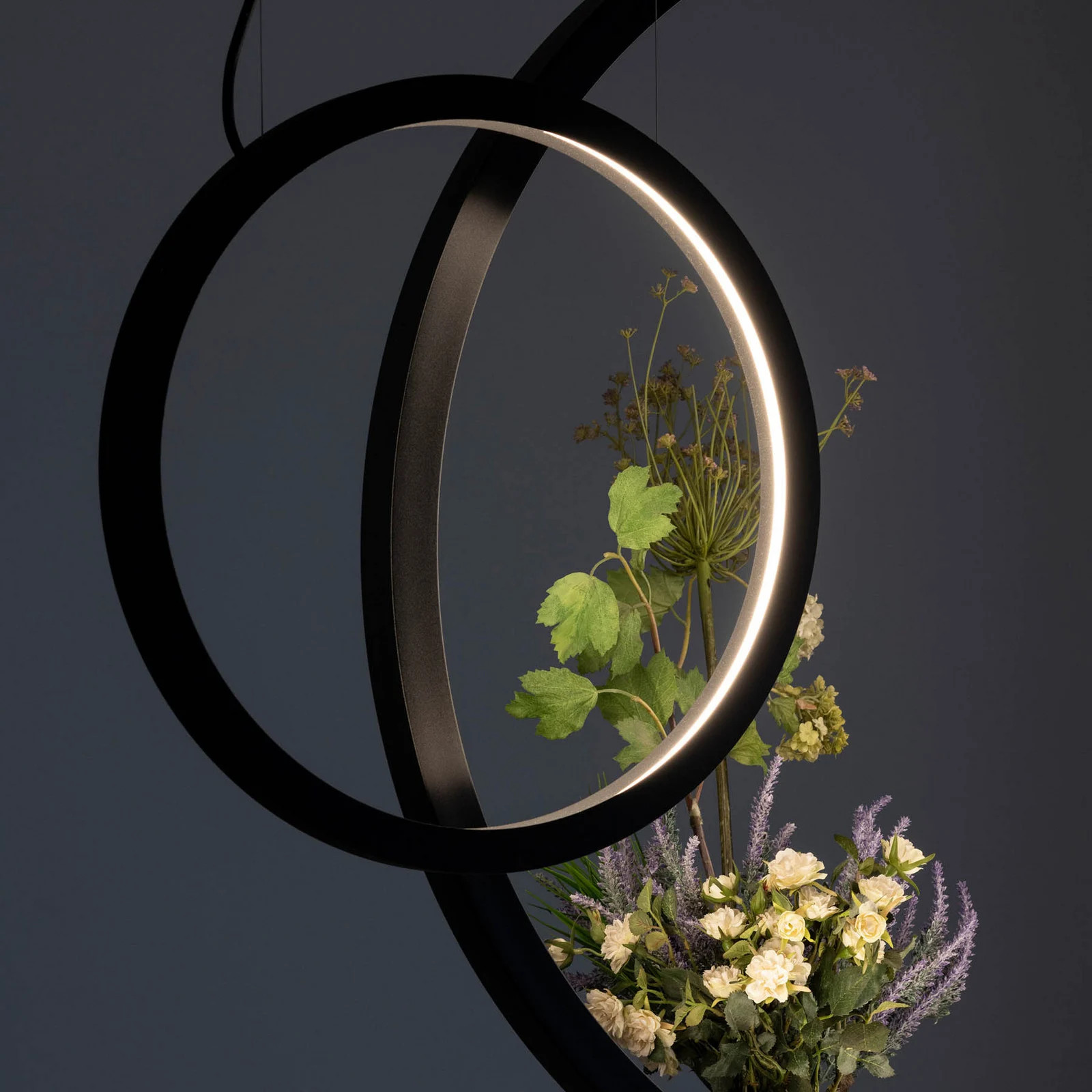 Artemide O 45 S B Buiten Hanglamp Black - Metaal - LED