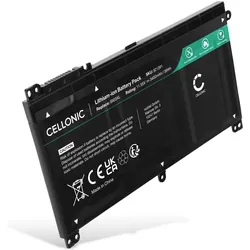 Cellonic Akku für HP Spectre X360 13-AC, Envy 15-AS, Pavilion, 13-4230ng, 13-4231ng (3400 mAh), Notebook Akku, Schwarz