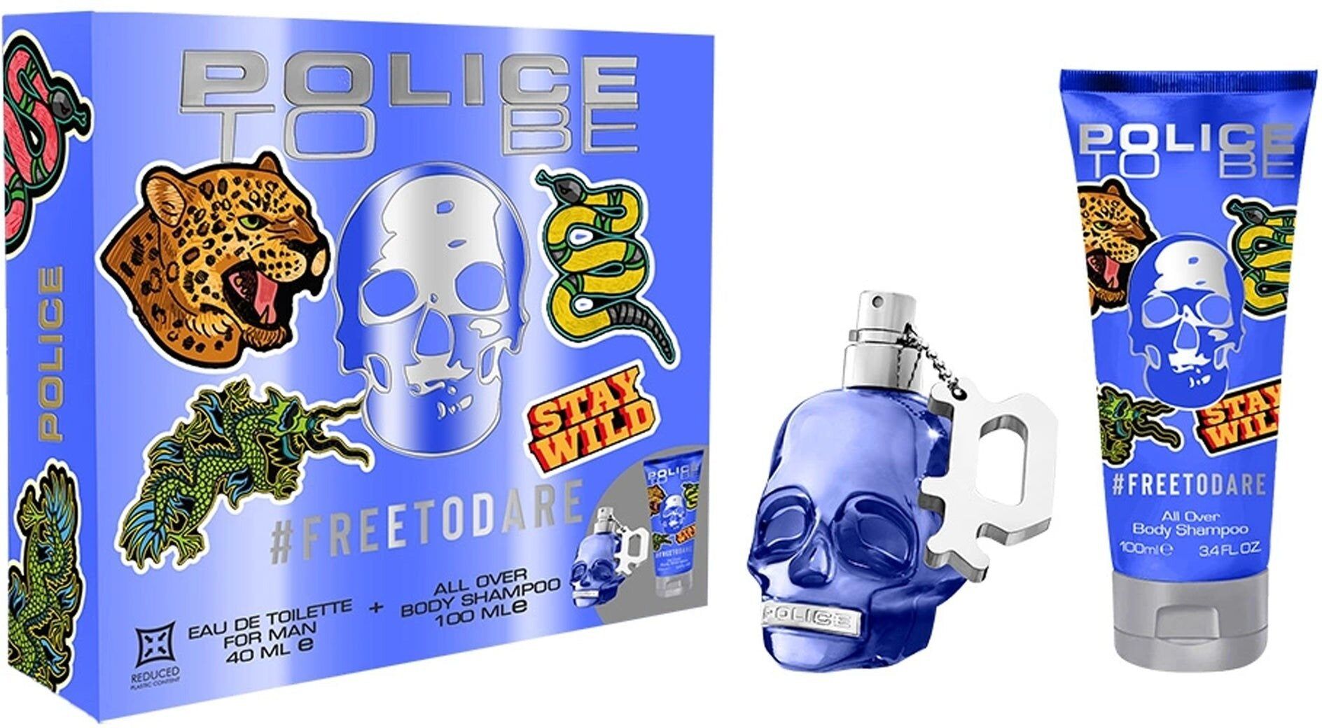 Police To Be Free To Dare For Men - 40ml Eau De Toilette Gift Set