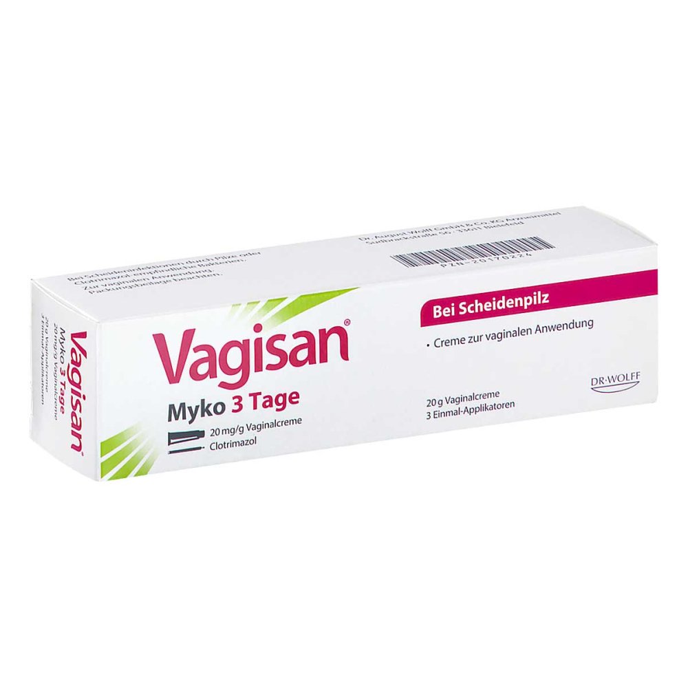 Dr. August Wolff GmbH & Co. KG Arzneimittel Vagisan Myko 3 Tage 20 Mg/g Vaginalcreme 20170224