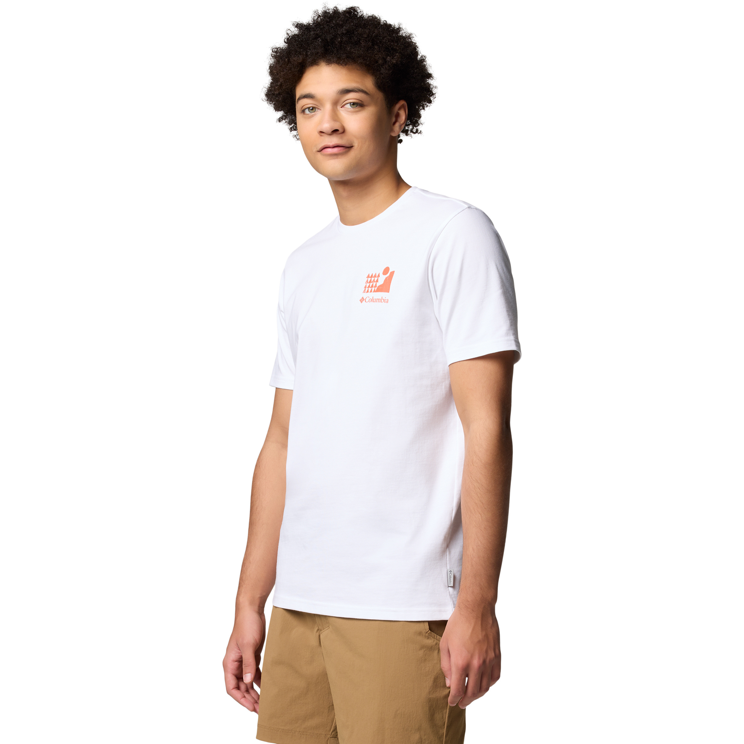 Columbia Explorers Canyon Back Herren T-Shirts weiss Größe XS Lifestyle Hautfreundlich