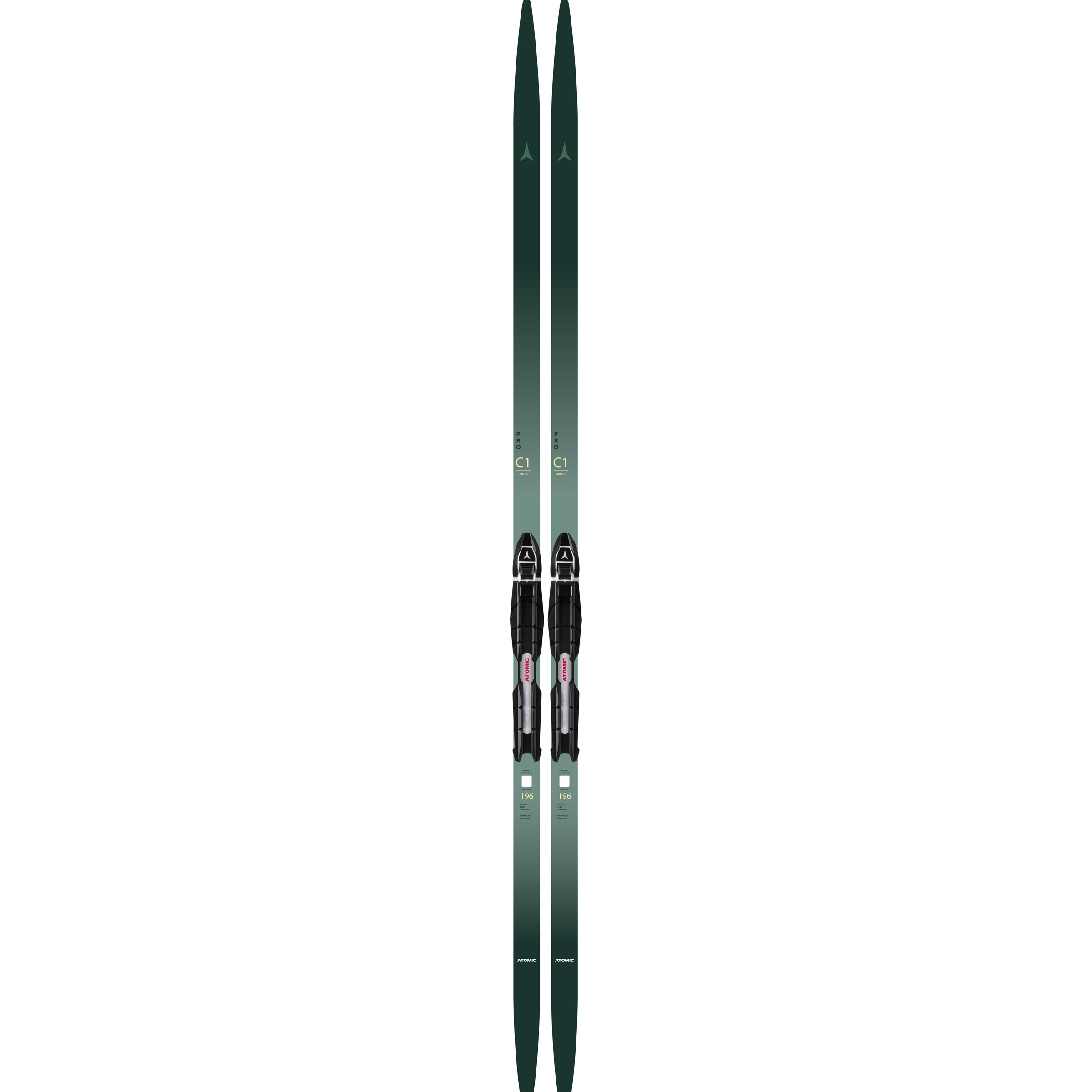 Atomic Pro C1 Skintec Hard+Access Classicset 26/27 Ski gruen Größe 187CM | 70-85KG Langlauf Klassik