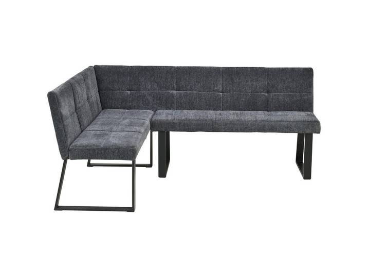 Livetastic Eckbank, Dunkelgrau, Metall, Textil, Eckteil, nur wie online abgebildet bestellbar, 191x152 cm, Esszimmer, Bank, Eckbänke