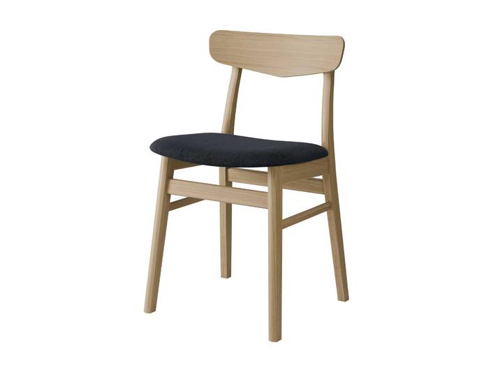Hammel Furniture Mosbøl, Stuhl, Massivholz mit gepolstertem Sitz – robust & komfortabel () Dänische Handwerkskunst, modern & langlebig - Dining by Hammel
