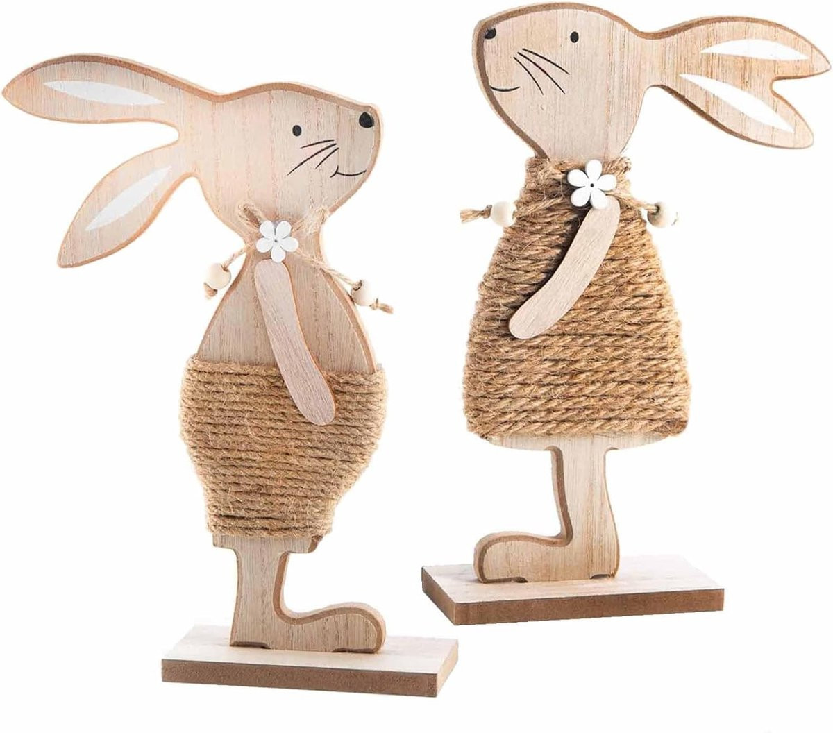 Decoratieve Paashaas Figuren voor Paasdecoratie op tafel