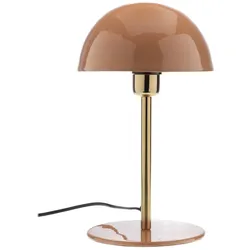 Lampe Basil 36 cm - Braun Rund Metall Amadeus 20x20 cm