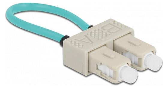 Delock glasvezel lusadapter SC / OM3 multimode, beige
