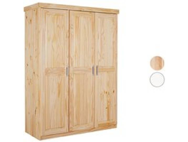 INTER LINK Armoire à vêtements en pin massif, veines naturelles
