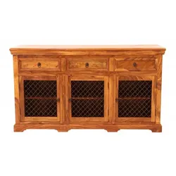 Kommode Jali 160x90x45 aus indischem Sheesham-Massivholz