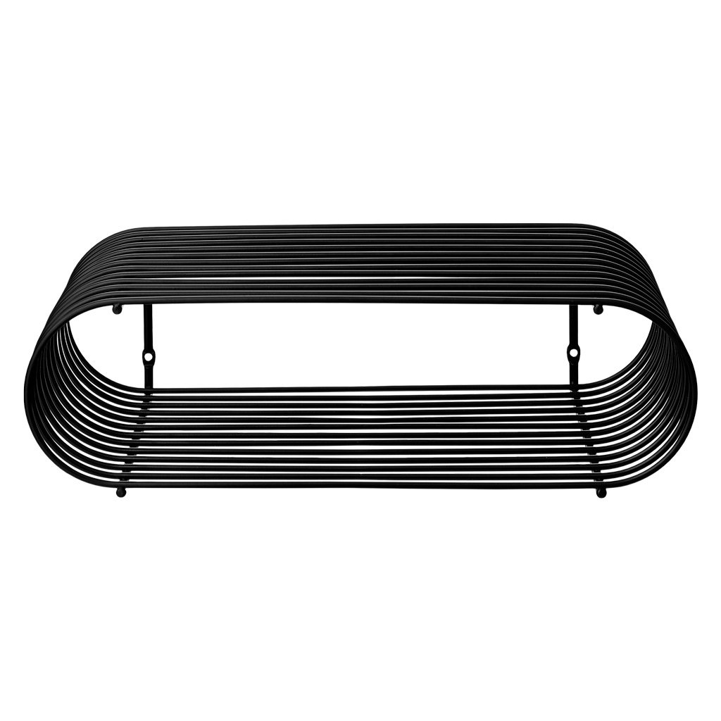 AYTM Curva Wandregal (schwarz / H 12cm / L 40cm) schwarz / H 12cm / L 40cm 503290050081