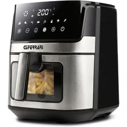 G3 Ferrari G10167 Luftfritteuse Kapazität, Fritteuse, Silber, Schwarz
