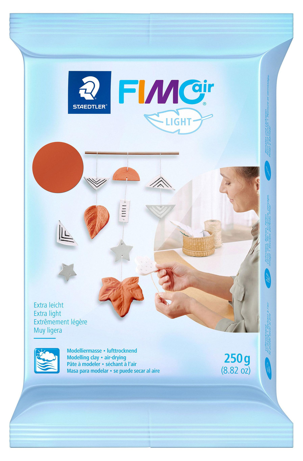 Staedtler FimoAir Light Modelbouwmassa, 250g, terracotta