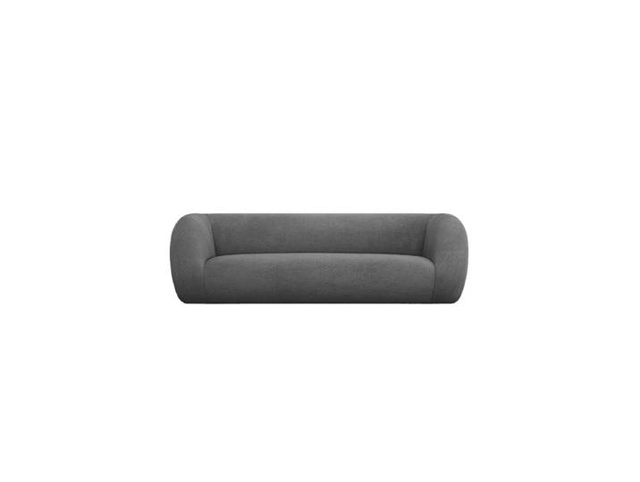 3-Sitzer Design Sofa „Essen“ Bouclé Dunkelgrau chosen by Bloomingloft