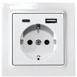 Eltako Deutsche Schutzkontakt DSS55E+USBA+C-pm