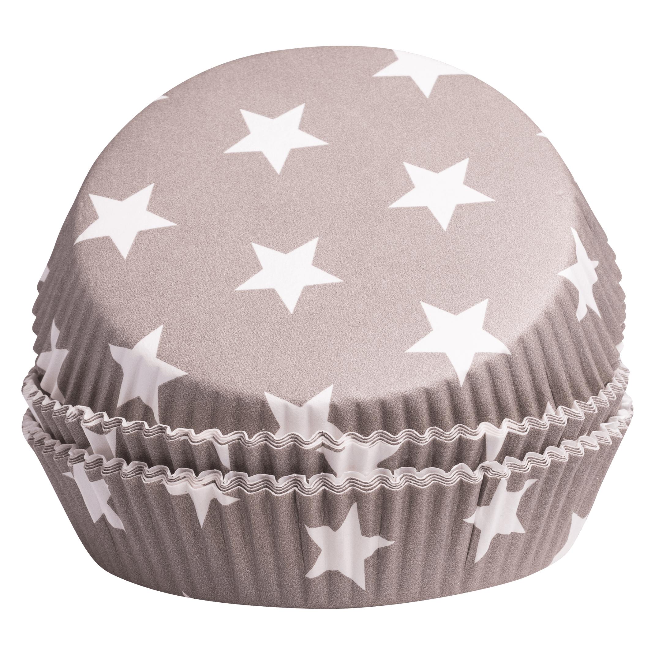 Demmler Tarte-Backform Sterne weiss/grau (7.50 cm) (7512191210)