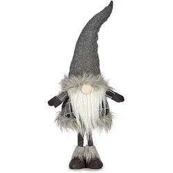 Krist+, Weihnachtsfiguren, Deko-Figur Grau Kobold 14 x 70 x 22 cm