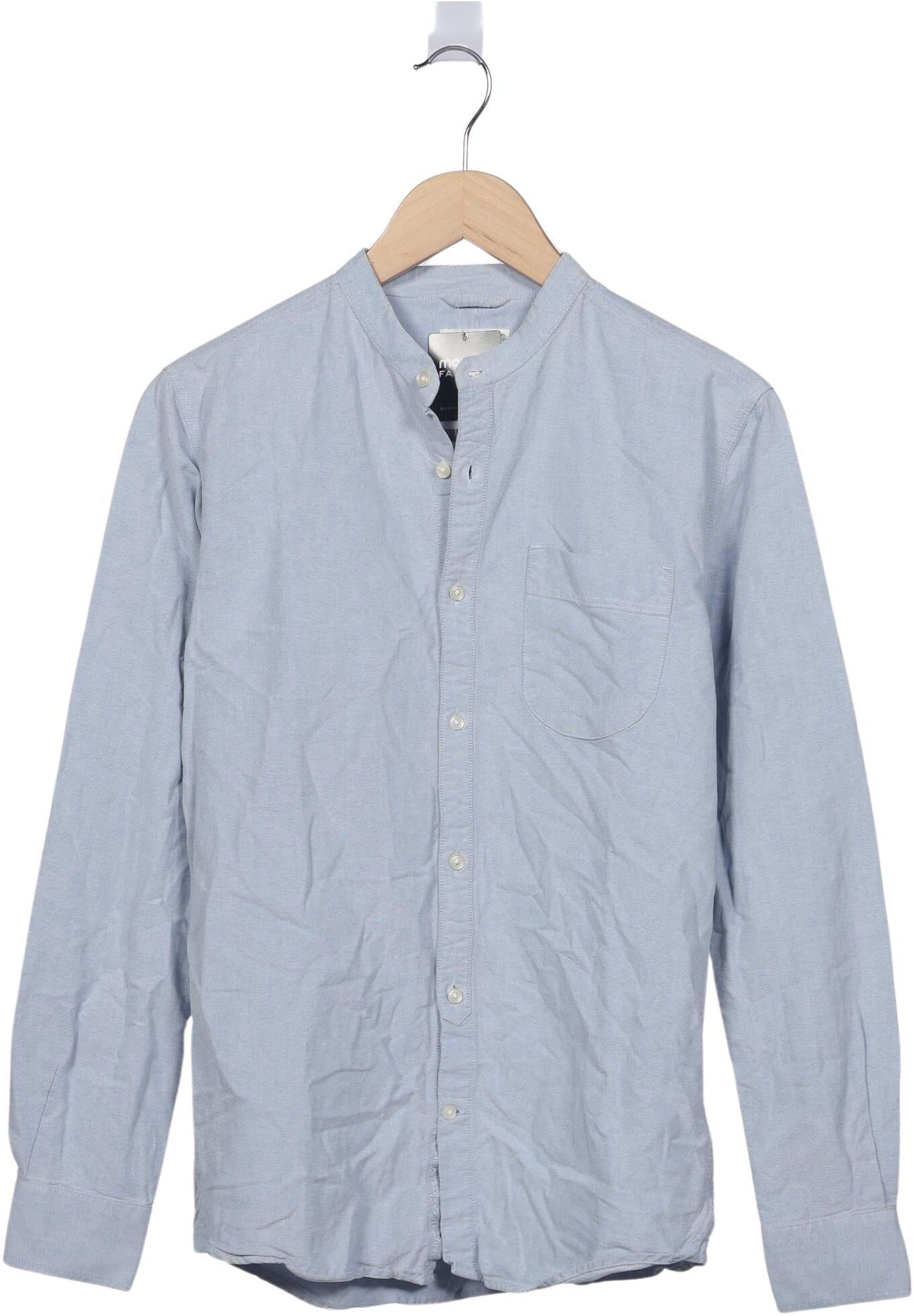 Knowledge Cotton Apparel Herren Hemd, Hellblau, Gr. S, Baumwolle - Second Hand