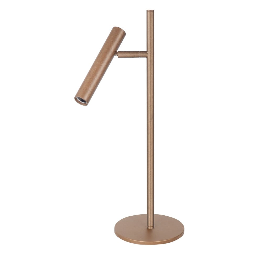 Design tafellamp Piero Highlight koper brons metalen cilinder