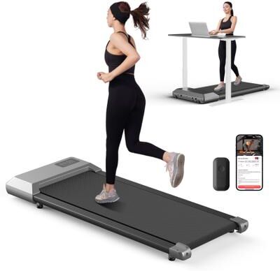 Inspire Daily Merch Walking Running Fitness Treadmill For Home LCD Display Walking Pad Exercise Machine grey