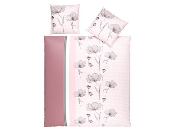 Bettwäsche zarte Mohnblüten – 200x210 cm