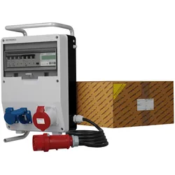 Stromverteiler TD-S/FI 32A 2x230V SKHU franz System Kabel Stromzähler MID Doktorvolt® DV-0502-F