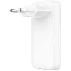 Fixed 2fach USB-C Travel Charger, GaN 45W (45 W, 2 Ports), USB Ladegerät, Weiss
