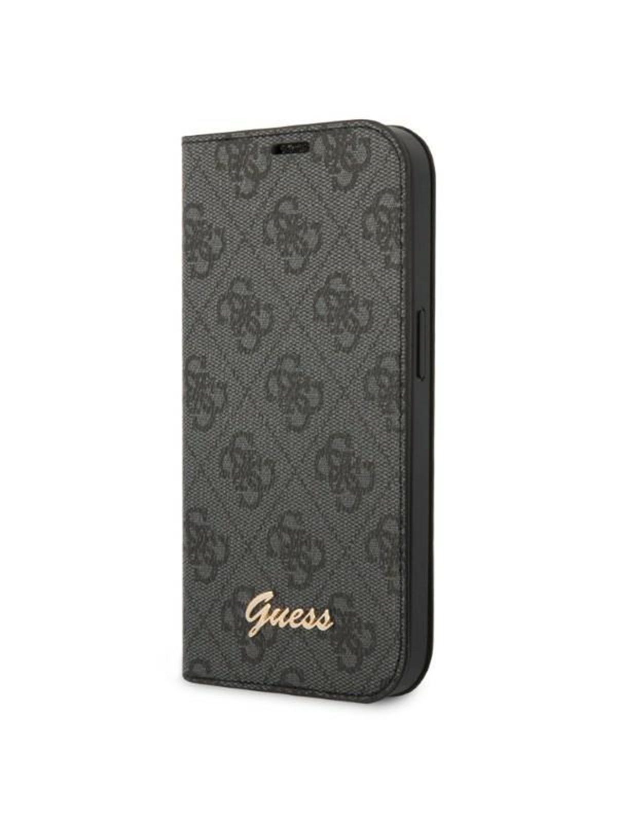 GUESS GUBKP14LHG4SHK iPhone 14 Pro 6.1 "black / black book 4G Vintage Gold Logo