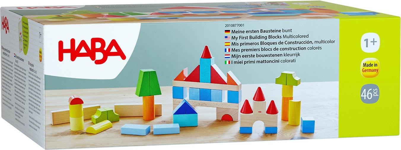 Haba Mijn eerste bouwstenen in verschillende kleuren